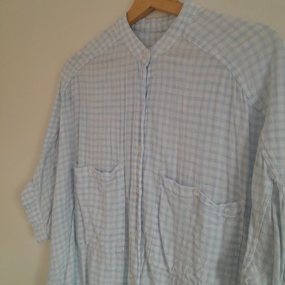 Max Studio Button Down Plaid Shirt - Picture 8 of 16